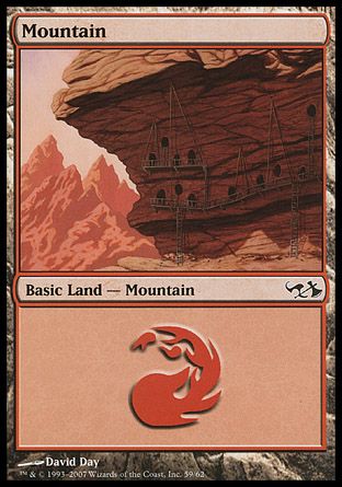 Mountain (Elves vs. Goblins) Trading Card