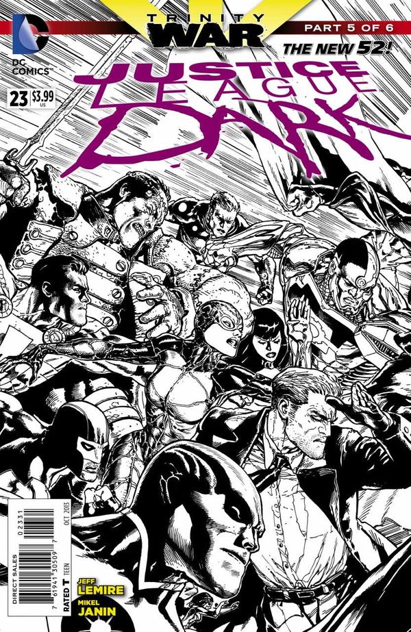 Justice League Dark #23 [Black & White Var Ed (tw)]