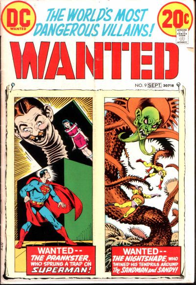 Wanted. The World's Most Dangerous Villains #9 Comic