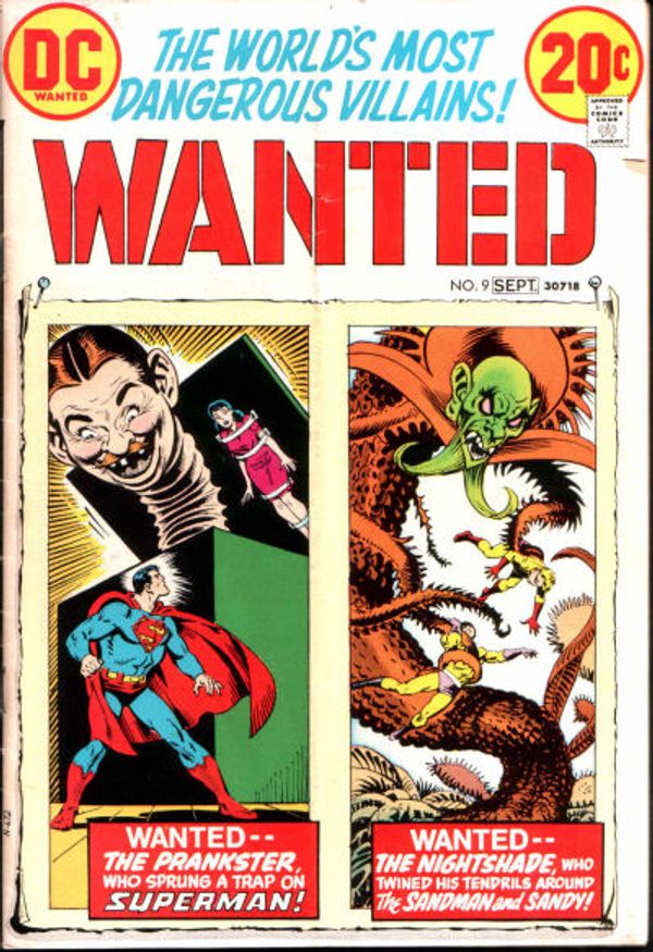 Wanted. The World's Most Dangerous Villains #9