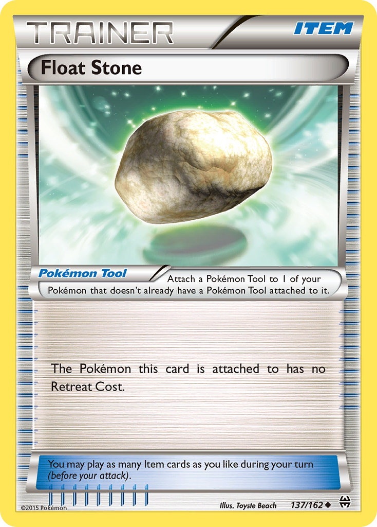 Float Stone (Trainer: Pokémon Tool) (137/162) - BREAKthrough Pokémon Card