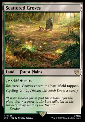 Scattered Groves (The Lord of the Rings Commander Decks)