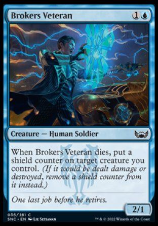 Brokers Veteran (Streets of New Capenna) Trading Card