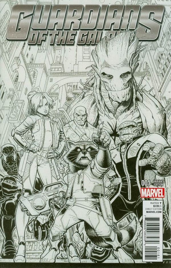 Guardians Of Galaxy #1 (Art Adams Sketch Variant)