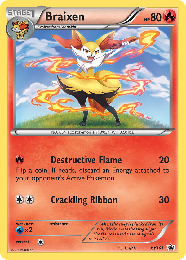 Braixen (XY161) - XY Black Star Promos