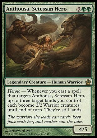 Anthousa, Setessan Hero (Theros) Trading Card