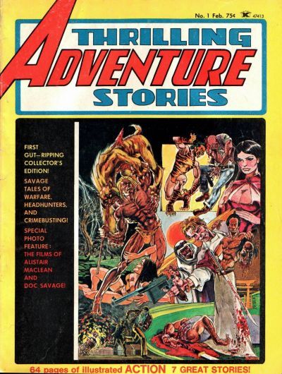 Thrilling Adventure Stories Comic