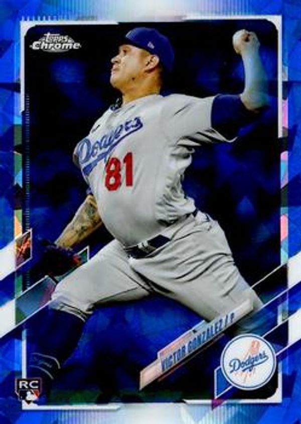 Victor Gonzalez 2021 Topps Chrome Update Sapphire Edition Baseball #US76