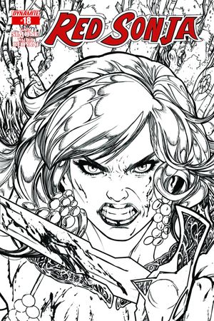 Red Sonja #18 (25 Copy Melo B&amp;w Cover)