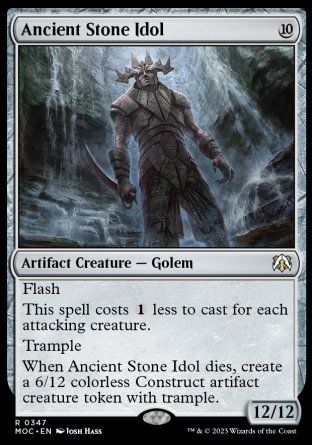 Ancient Stone Idol (March of the Machine Commander Decks) Trading Card