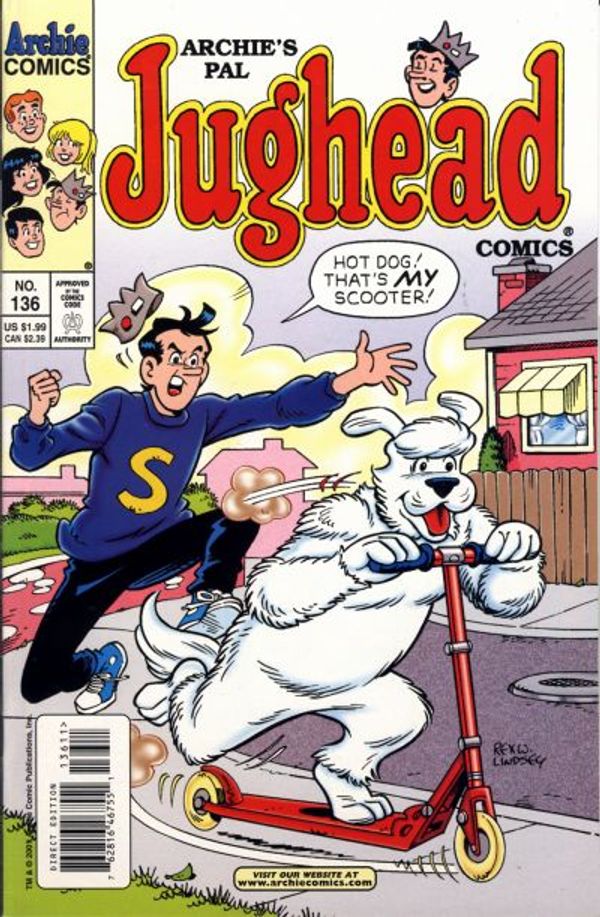 Archie's Pal Jughead Comics #136
