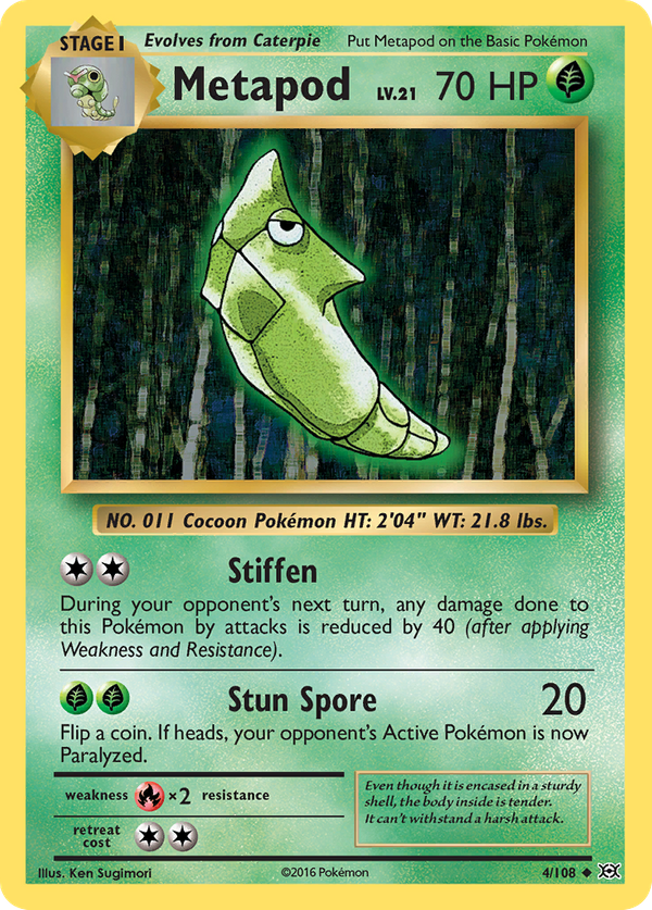 Metapod (4/108) - Evolutions