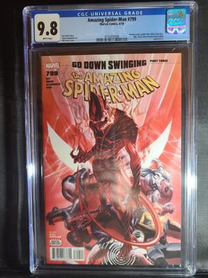 CGC  Amazing SpiderMan #799 Alex Ross Virgin Variant. 1st edition  