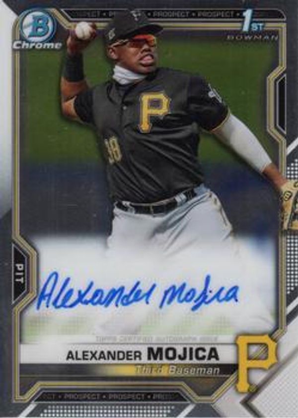 Alexander Mojica 2021 Bowman Chrome - Prospect Autographs Baseball #CPA-AM