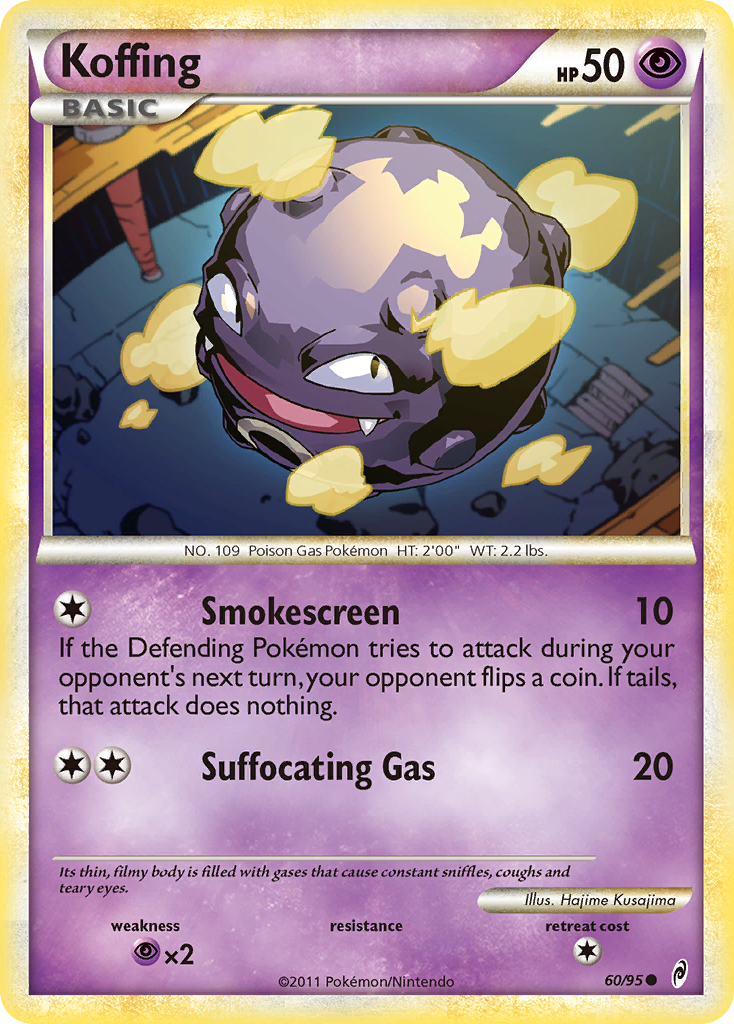 Koffing (60/95) - Call of Legends Pokémon Card