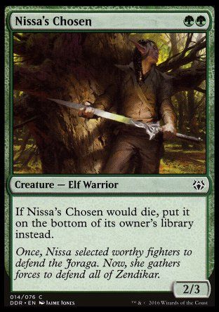 Nissa's Chosen (Nissa vs. Ob Nixilis) Trading Card