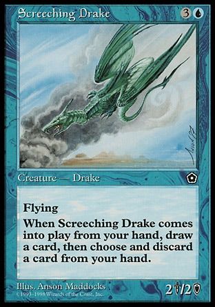 Screeching Drake (Portal Second Age) Trading Card