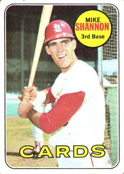 Mike Shannon 1969 Topps #110 Sports Card