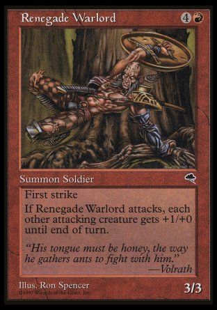 Renegade Warlord (Tempest) Trading Card