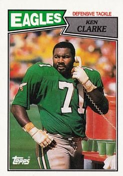 Ken Clarke 1987 Topps #302 Sports Card