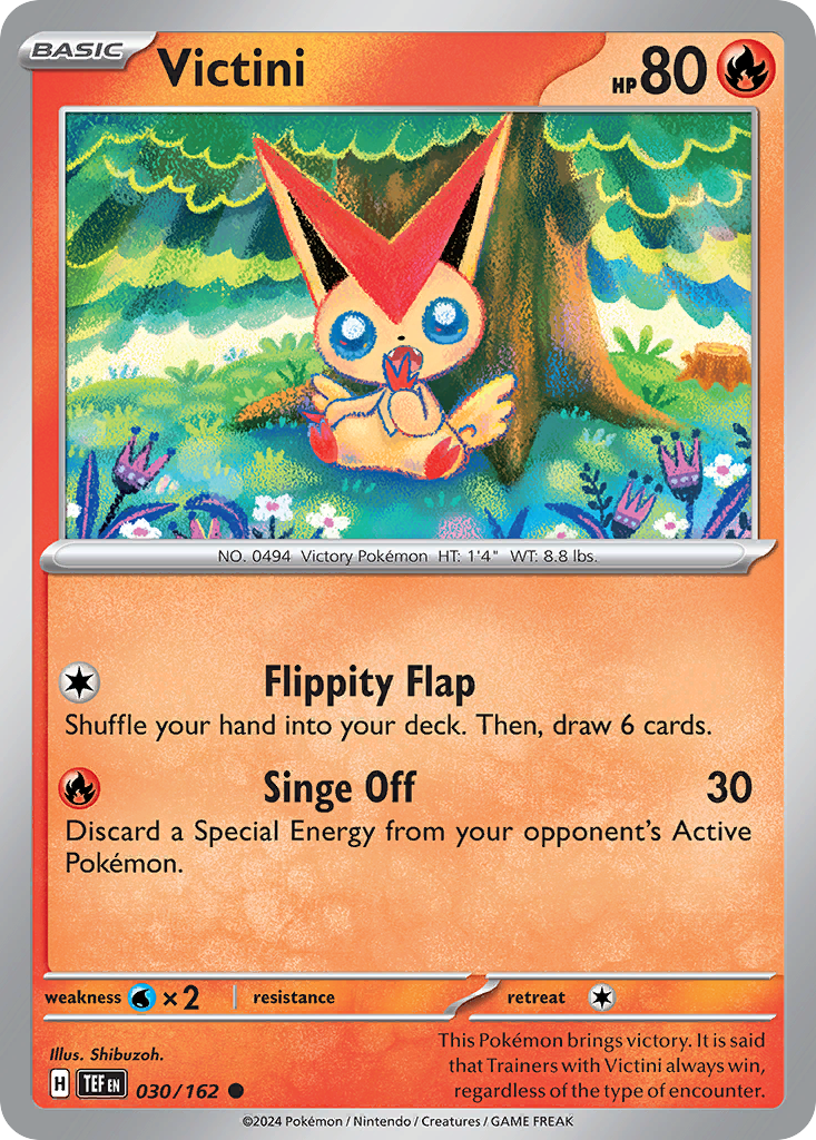 Victini (30/162) - Temporal Forces Pokémon Card