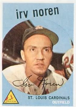 Irv Noren 1959 Topps #59 Sports Card