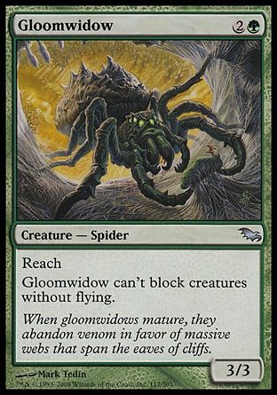 Gloomwidow (Shadowmoor) Trading Card