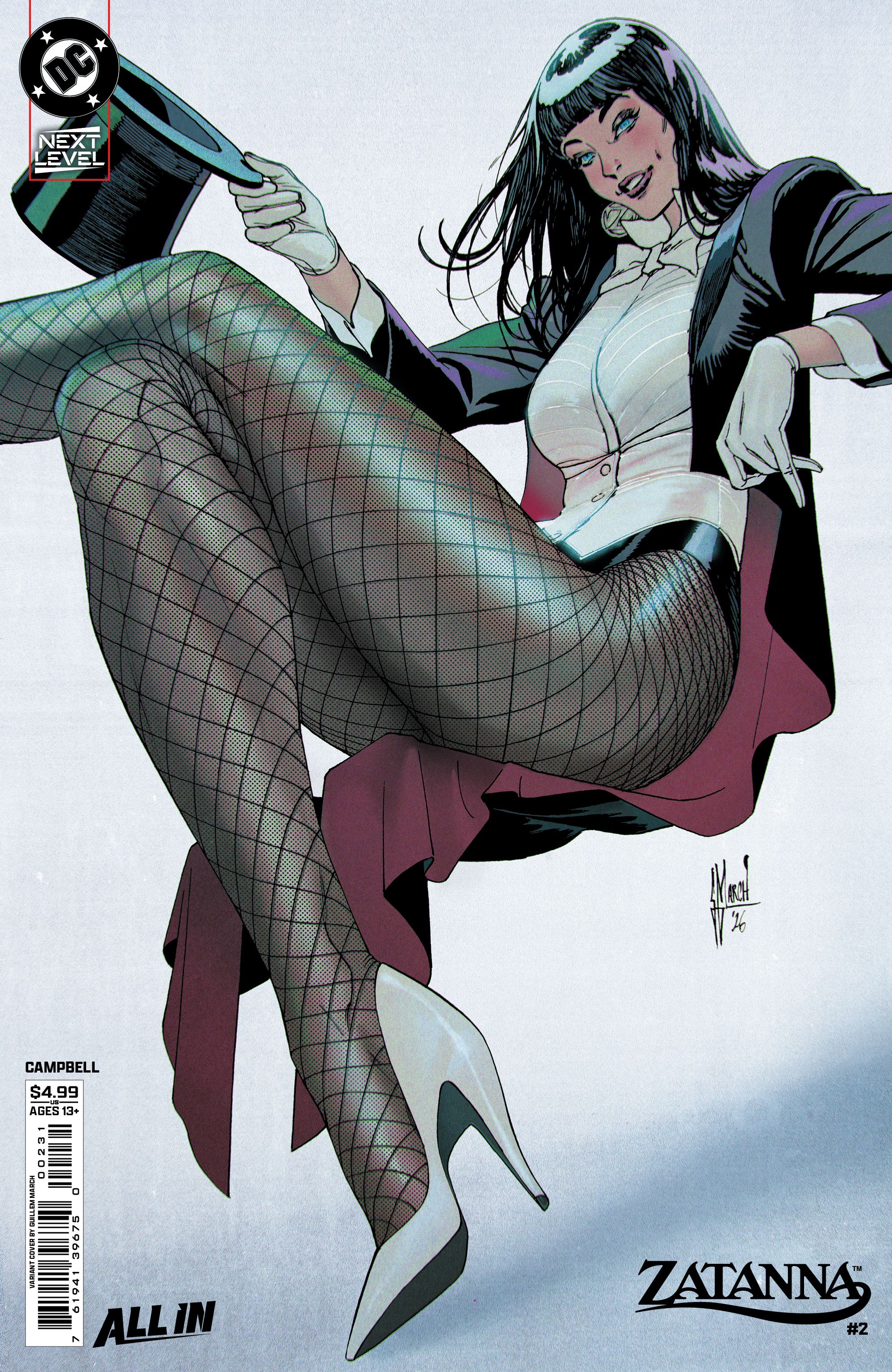 Zatanna #2 (Cvr C Guillem March Card Stock Variant) Comic