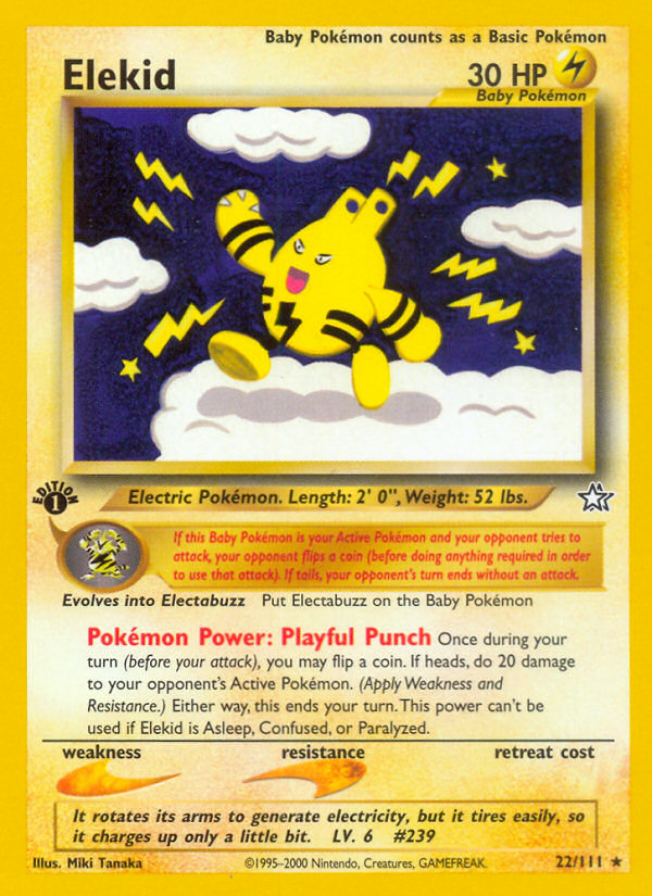 Elekid Pokémon Card