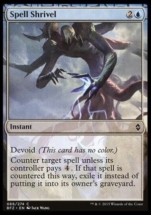 Spell Shrivel (Battle for Zendikar)