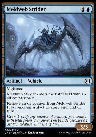 Meldweb Strider (Phyrexia: All Will Be One) Trading Card