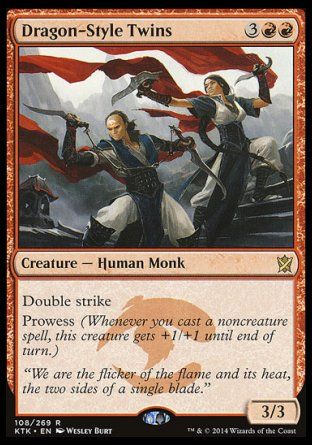 Dragon-Style Twins (Khans of Tarkir) Trading Card