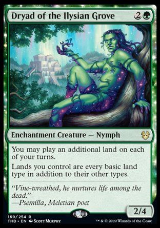 Dryad of the Ilysian Grove (Theros Beyond Death) Trading Card