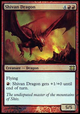 Shivan Dragon (From the Vault : Dragons) Trading Card