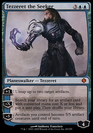 Tezzeret the Seeker (Shards of Alara) Trading Card