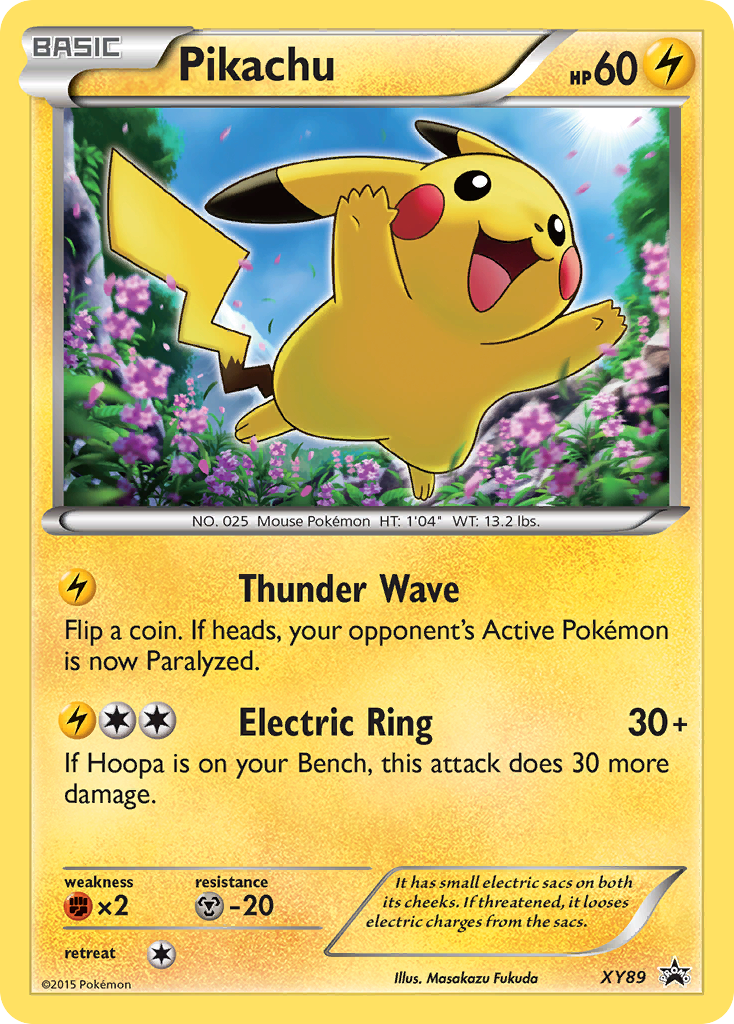 Pikachu (XY89) - XY Black Star Promos Pokémon Card