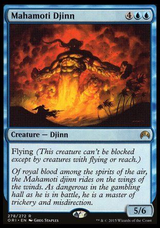 Mahamoti Djinn (Magic Origins) Trading Card