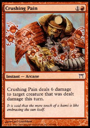 Crushing Pain (Champions of Kamigawa) Trading Card