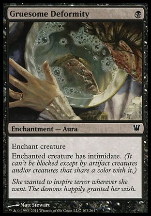 Gruesome Deformity (Innistrad) Trading Card