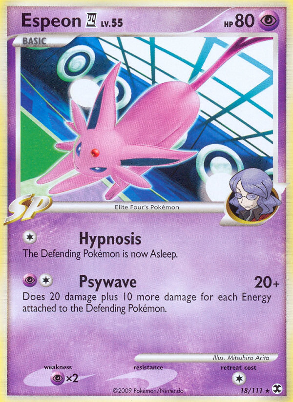 Espeon E4 (18/111) - Rising Rivals Pokémon Card