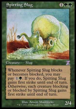 Spitting Slug (Time Spiral) Trading Card