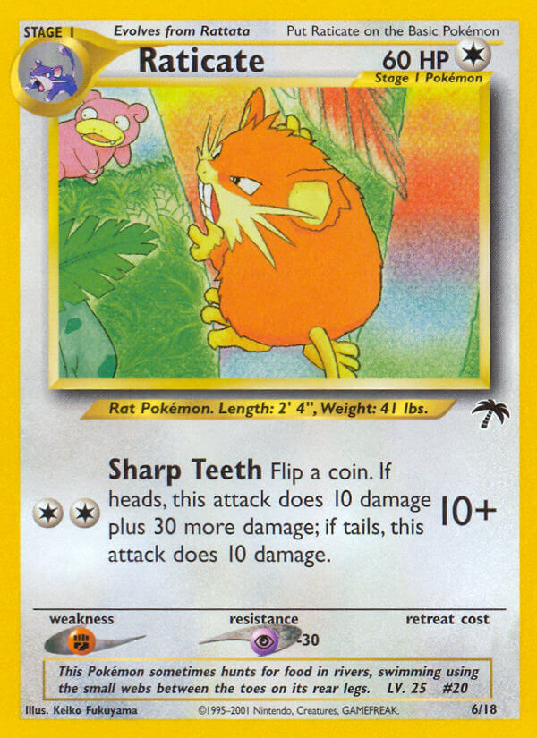 Raticate (6/18) - Southern Islands Pokémon Card