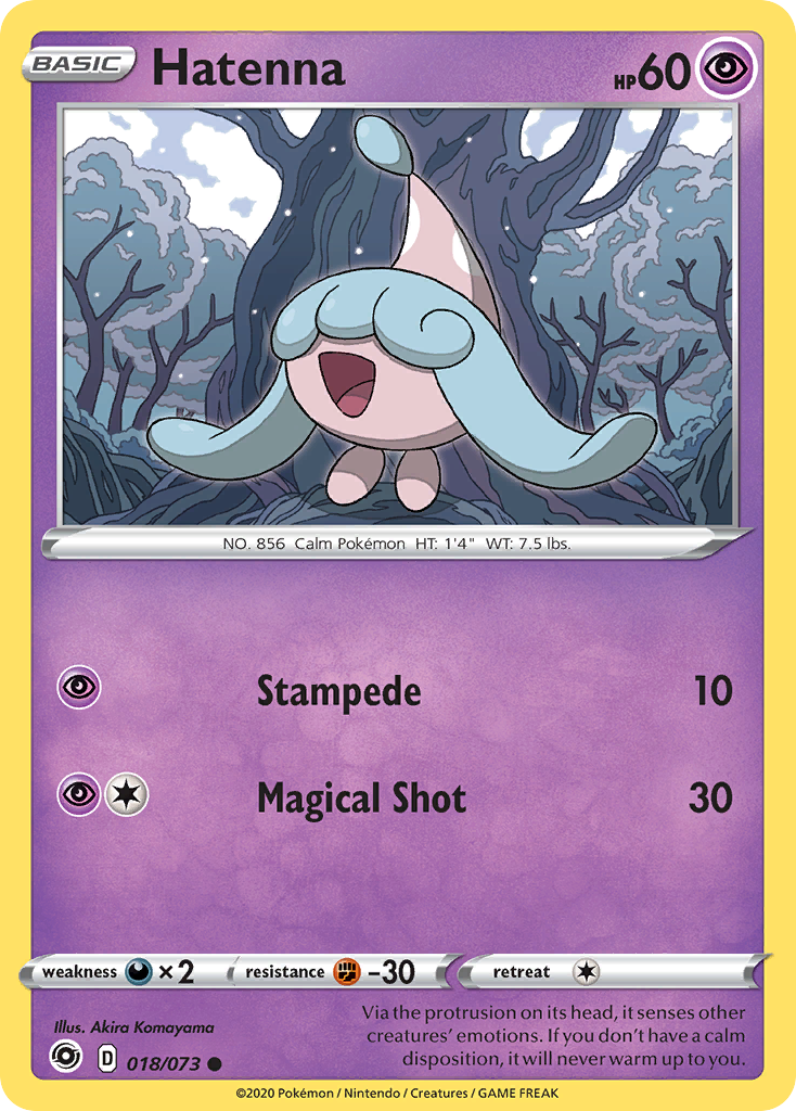 Hatenna (18/73) - Champion's Path Pokémon Card