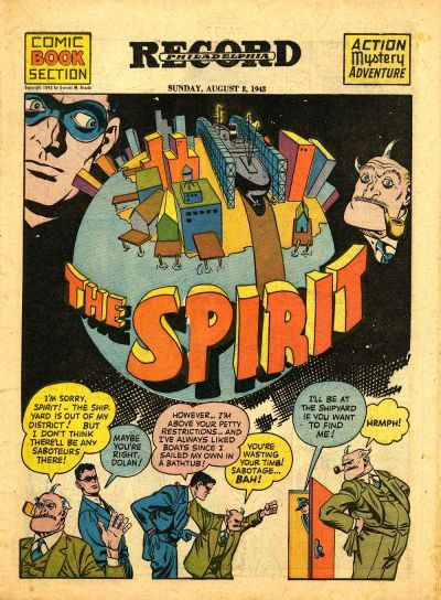 Spirit Section #8/8/1943 Comic