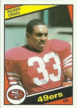 Roger Craig 1984 Topps #353 Sports Card