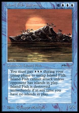 Island Fish Jasconius (Arabian Nights) Trading Card