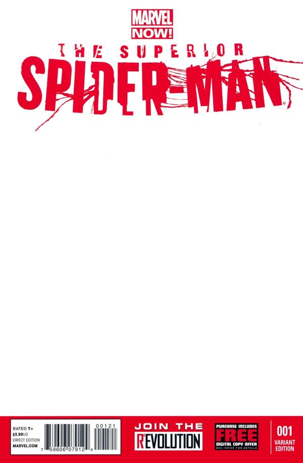 Superior Spider-Man #1 (Blank/Sketch Edition)