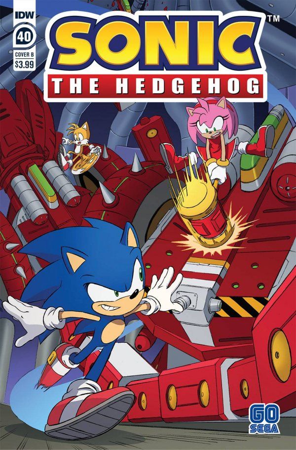 Sonic The Hedgehog #40 (Cover B Dan Schoening)
