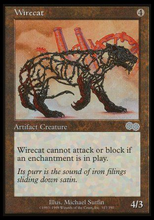 Wirecat (Urza's Saga) Trading Card