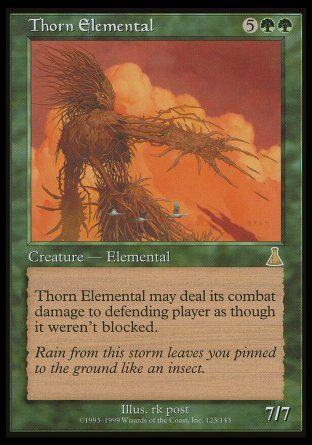 Thorn Elemental (Urza's Destiny) Trading Card